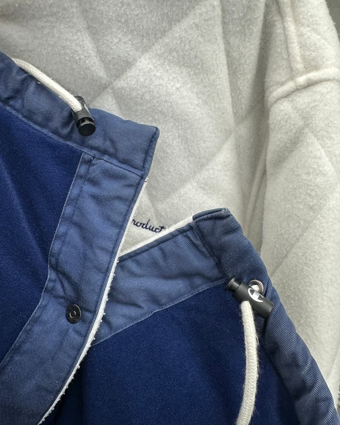 (L오버핏)90'S 챔피온 후리스 누빔 점퍼-M1507 상품이미지6