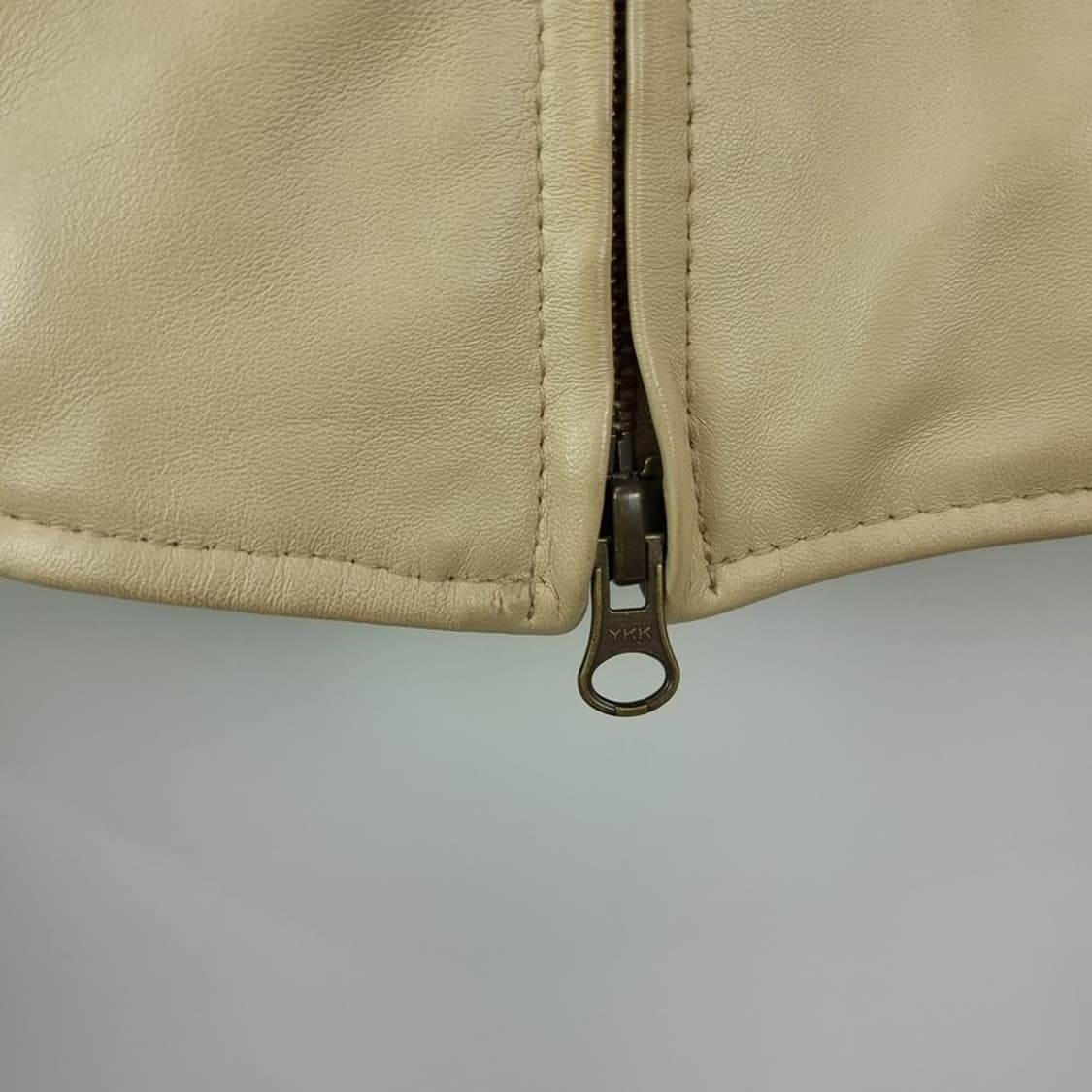 [빈티지] 리얼 레더 슬림핏 후드 가죽 자켓 M17769 상품이미지7