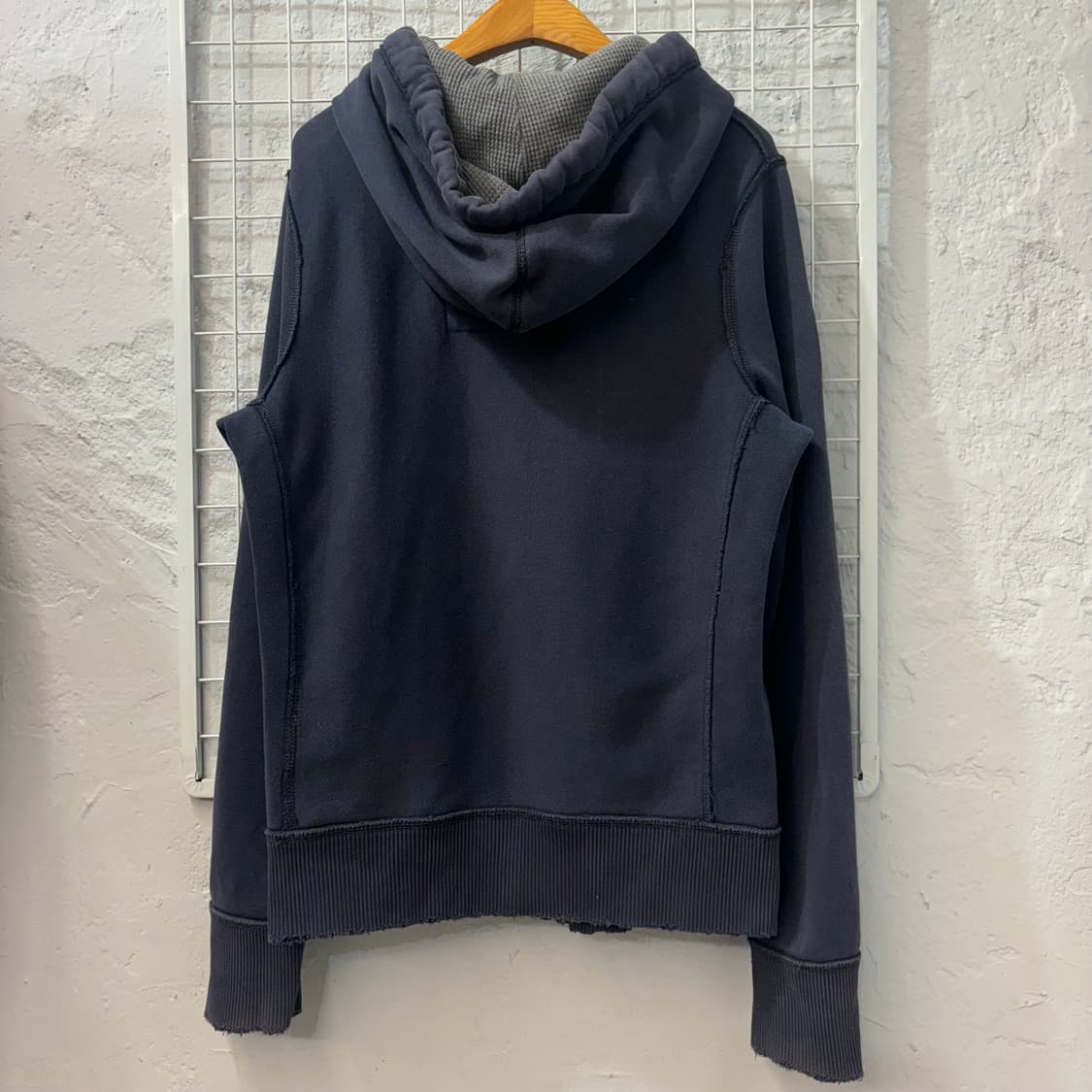 아베크롬비 y2k 빈티지 네이비 후드집업 S 상품이미지2