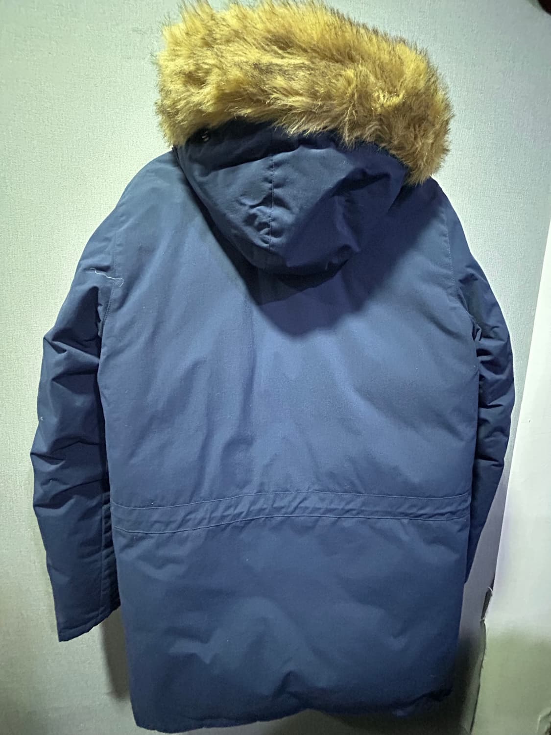 칼하트 네이비 퍼 후드 패딩 자켓 상품이미지4