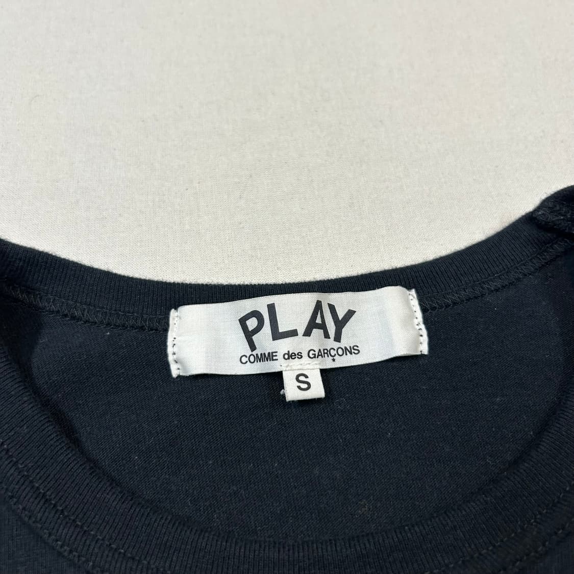 S) 꼼데가르송 플레이 하트 롱슬리브 긴팔 티셔츠 정품 상품이미지7