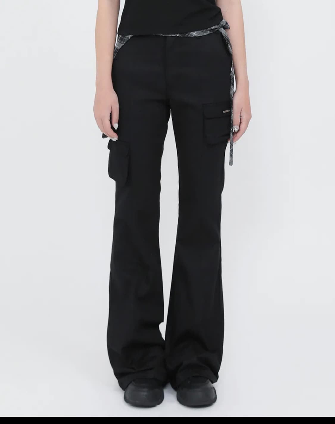 미세키서울 Line pocket cargo pants BLACK 상품이미지1