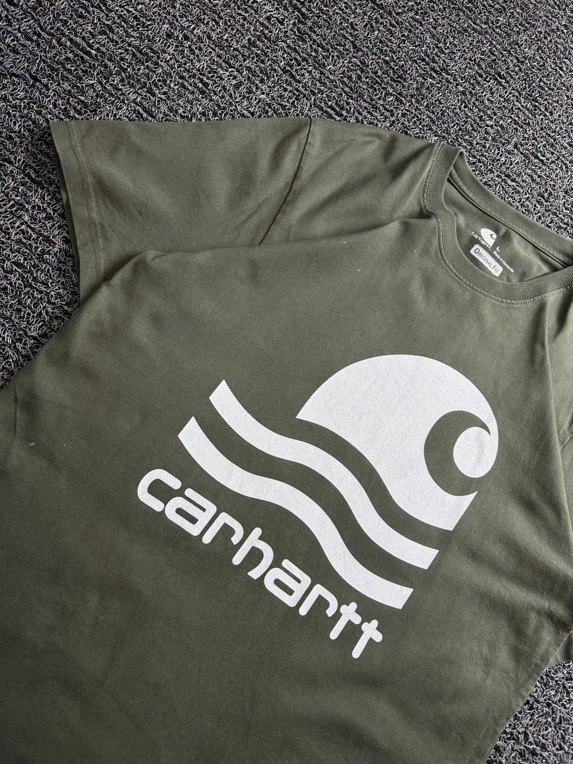 칼하트 WIP 빅로고 아메카지 워크 반팔티 3578 상품이미지3