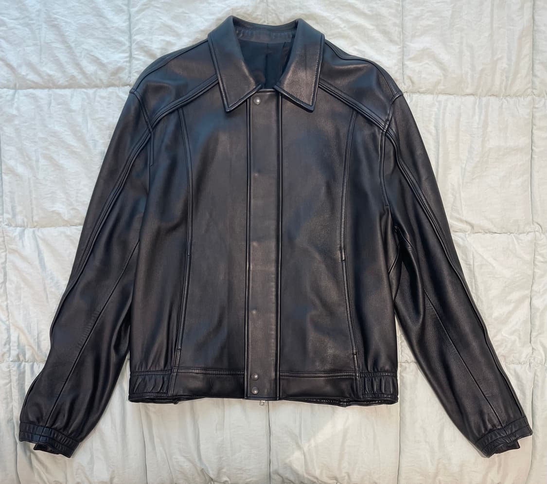 YOUTH 유스 레더 봄버 M (Moon) Leather Bomber 상품이미지2