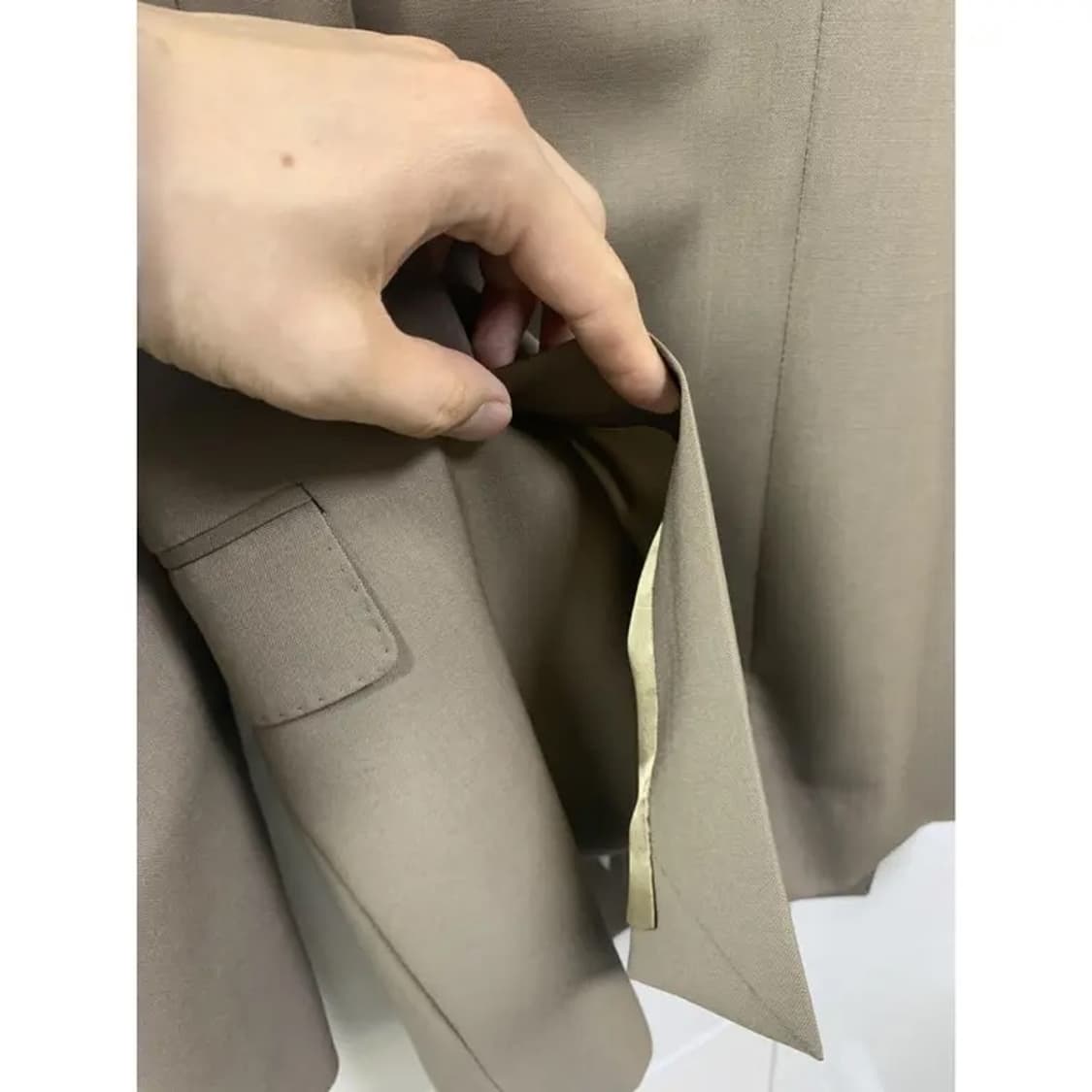 Ly Adams 더블 브레스티드 블레이저 자켓 48 메이드인이태리 상품이미지7