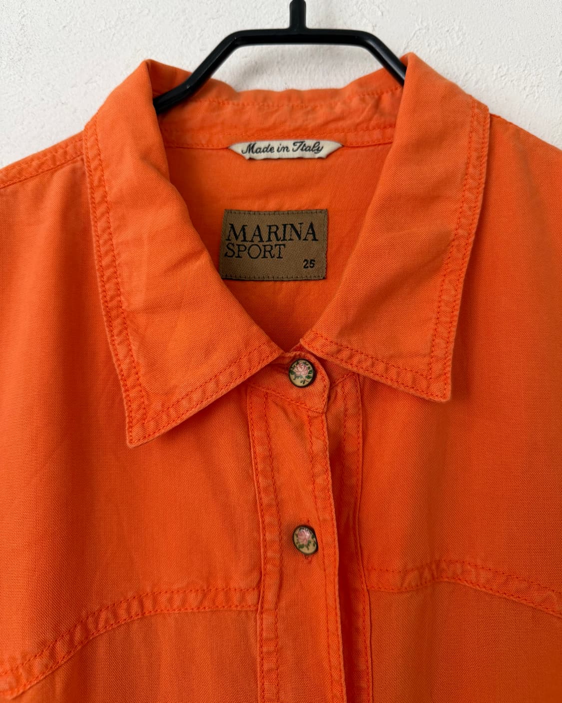 마리나 스포츠 플라워 버튼 웨스턴 셔츠 (MADE IN ITALY) 상품이미지1