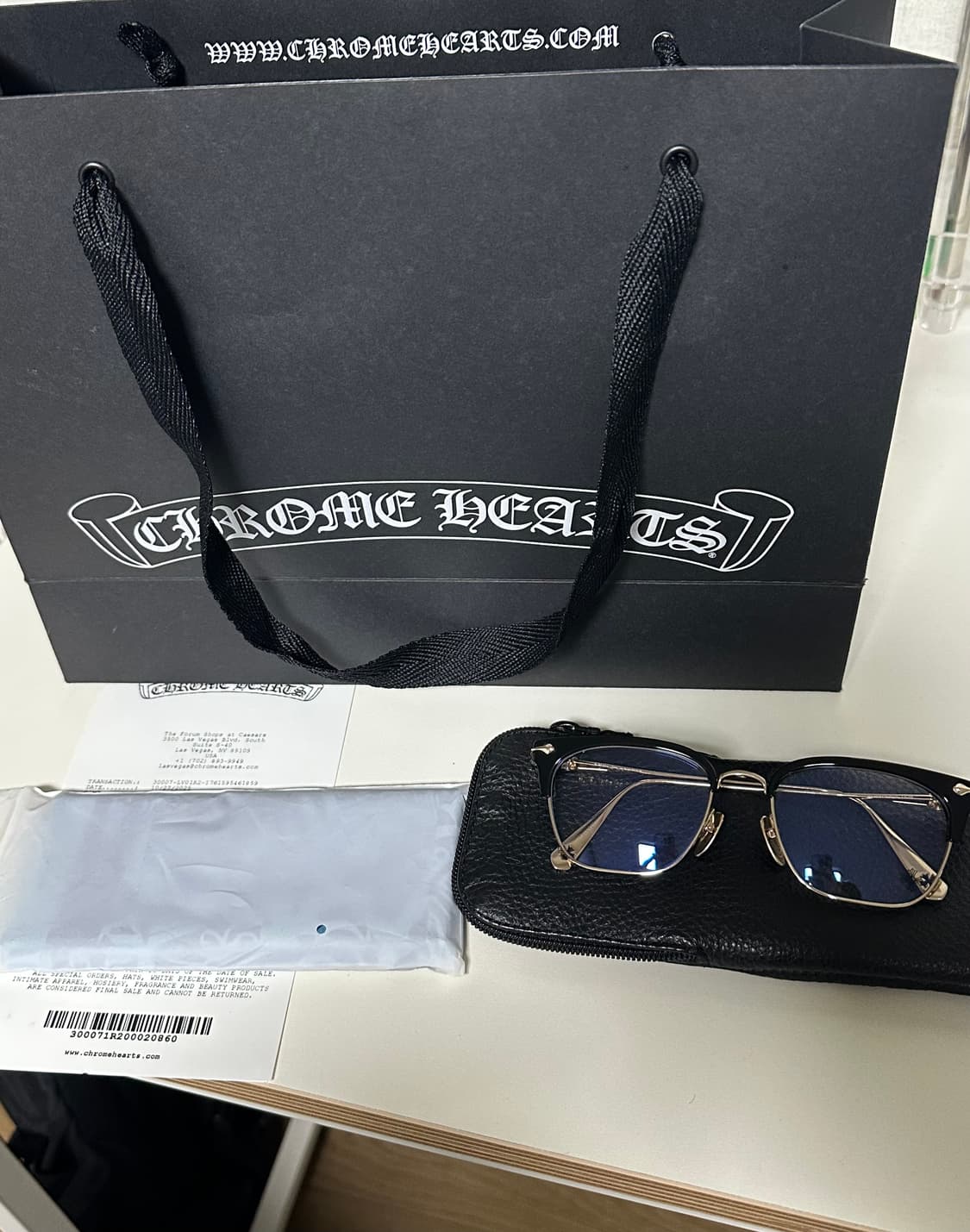 크롬하츠 슬런트레딕션 bk/gp 54 상품이미지1