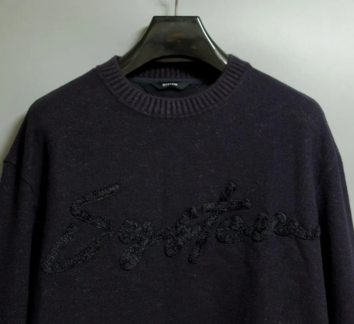 시스템옴므 오버핏 스웻셔츠 100 상품이미지1