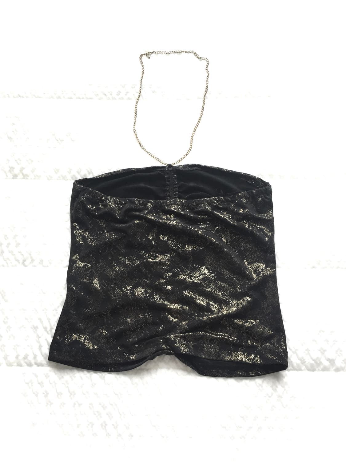 Gyaru Chain Halter Top 오네갸루 체인 홀터 탑 상품이미지4