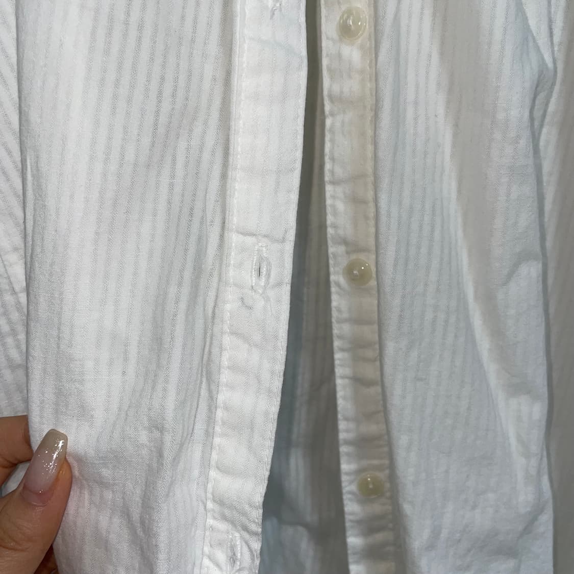 빈티지 레이스 리봄 슬리브리스 아이보리 모리 산장 엑시즈팜 상품이미지4