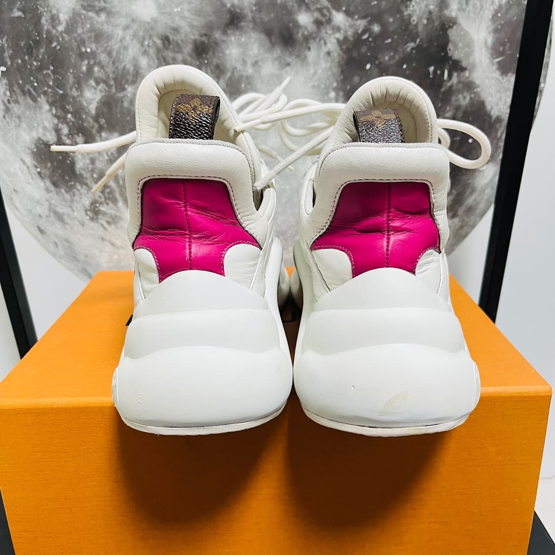정품 36) 루이비통 핑크 아치라이트 스니커즈 230~235 상품이미지4