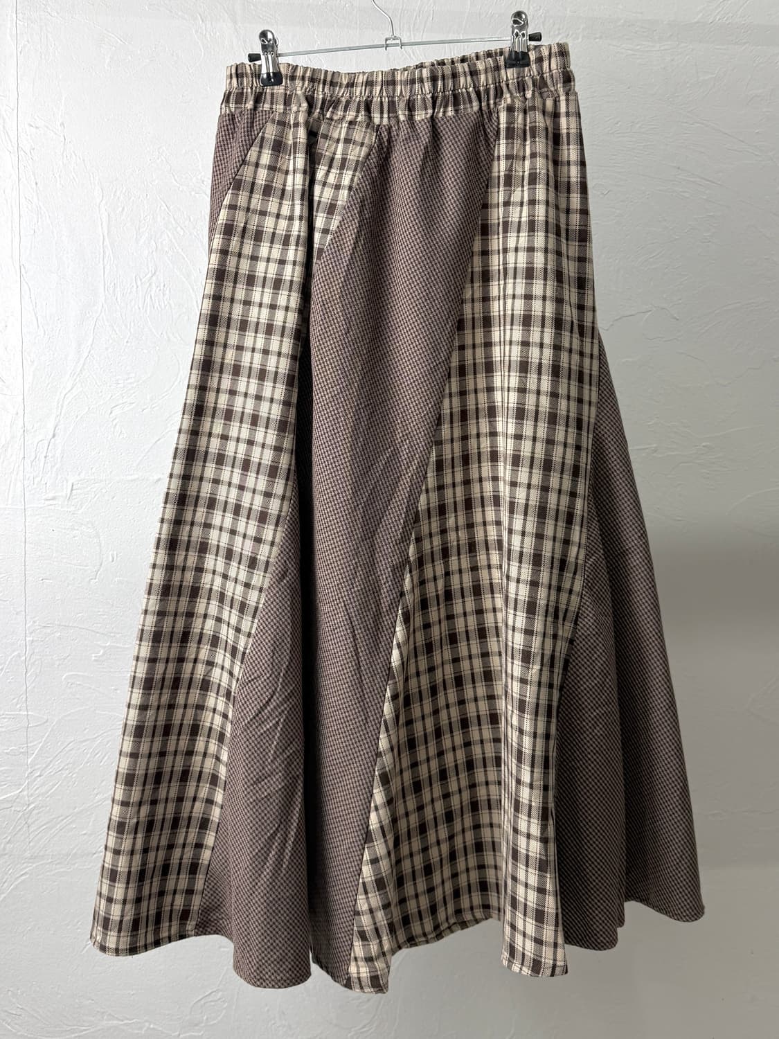 axes femme 믹스 체크 롱 스커트 상품이미지7