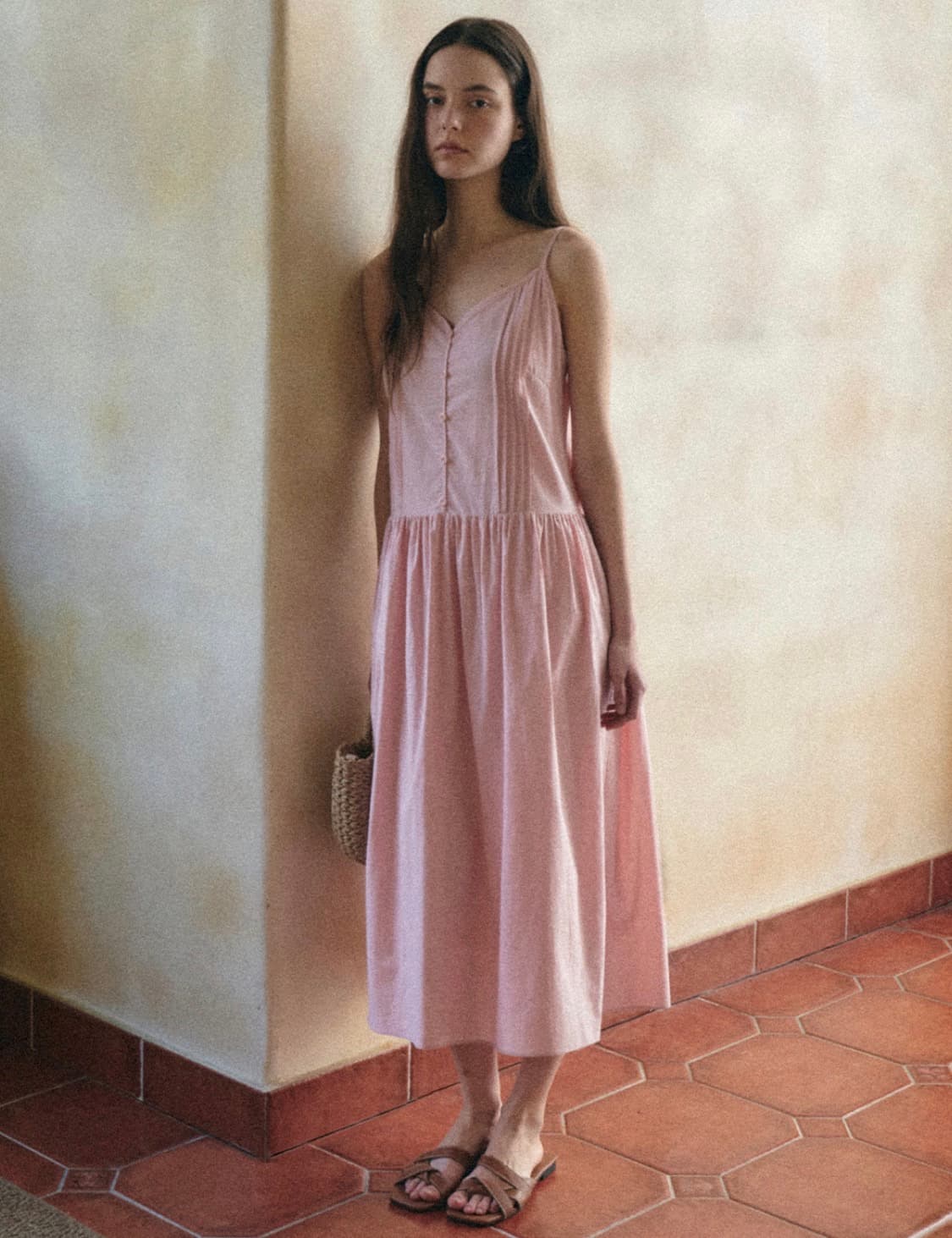 안젤로 비안코 핑크 원피스 상품이미지4