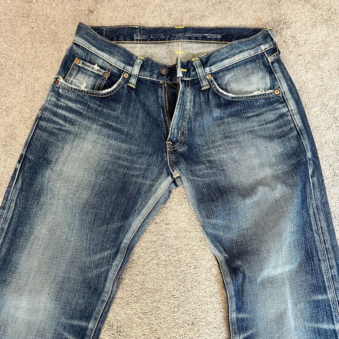 에드윈503 레귤러 스트레이트 페이드 데님 팬츠(32) 상품이미지5