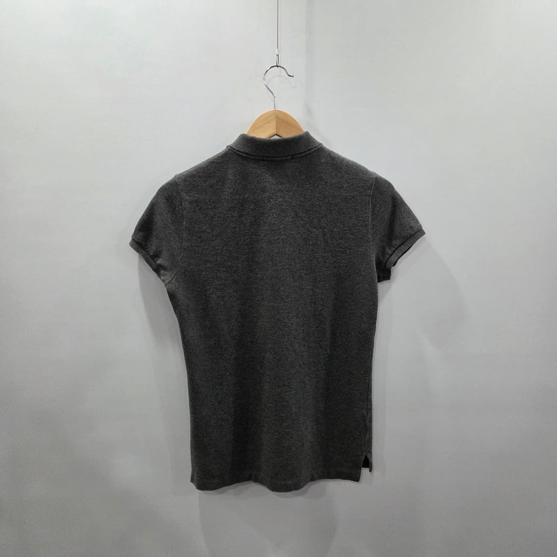 폴로랄프로렌 우먼 피케 카라 반팔티 다크그레이 M  상품이미지5