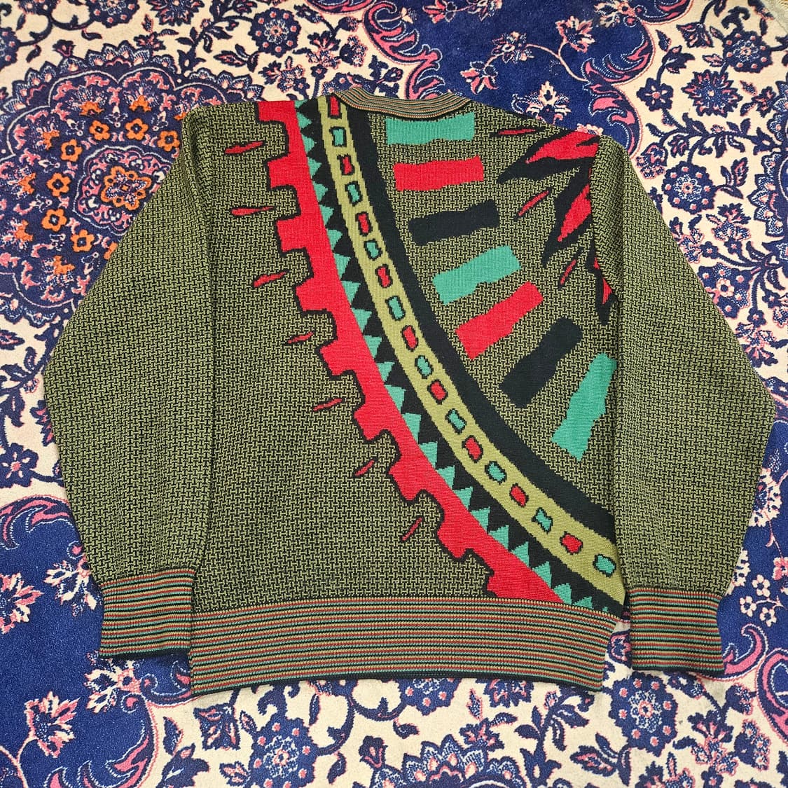판타지아(Fantasia) in italy 빈티지 Wool 100% 니트 상품이미지3
