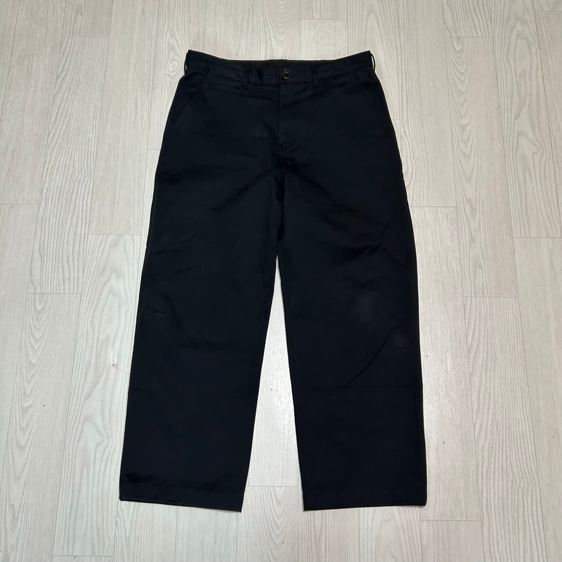 [L] ZARA 자라 레귤러 치노팬츠 블랙 상품이미지2