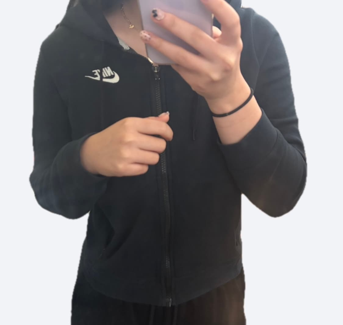 🖤나이키 스우시 스몰로고 블랙 후드집업🖤 상품이미지2