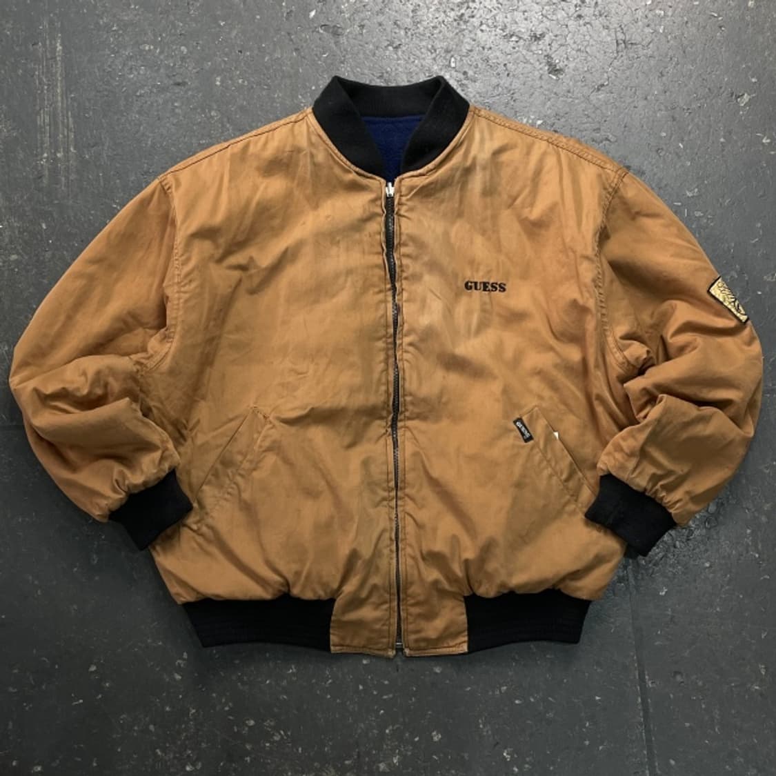 100 게스 90s 리버시블 웨스턴 봄버 자켓  상품이미지5