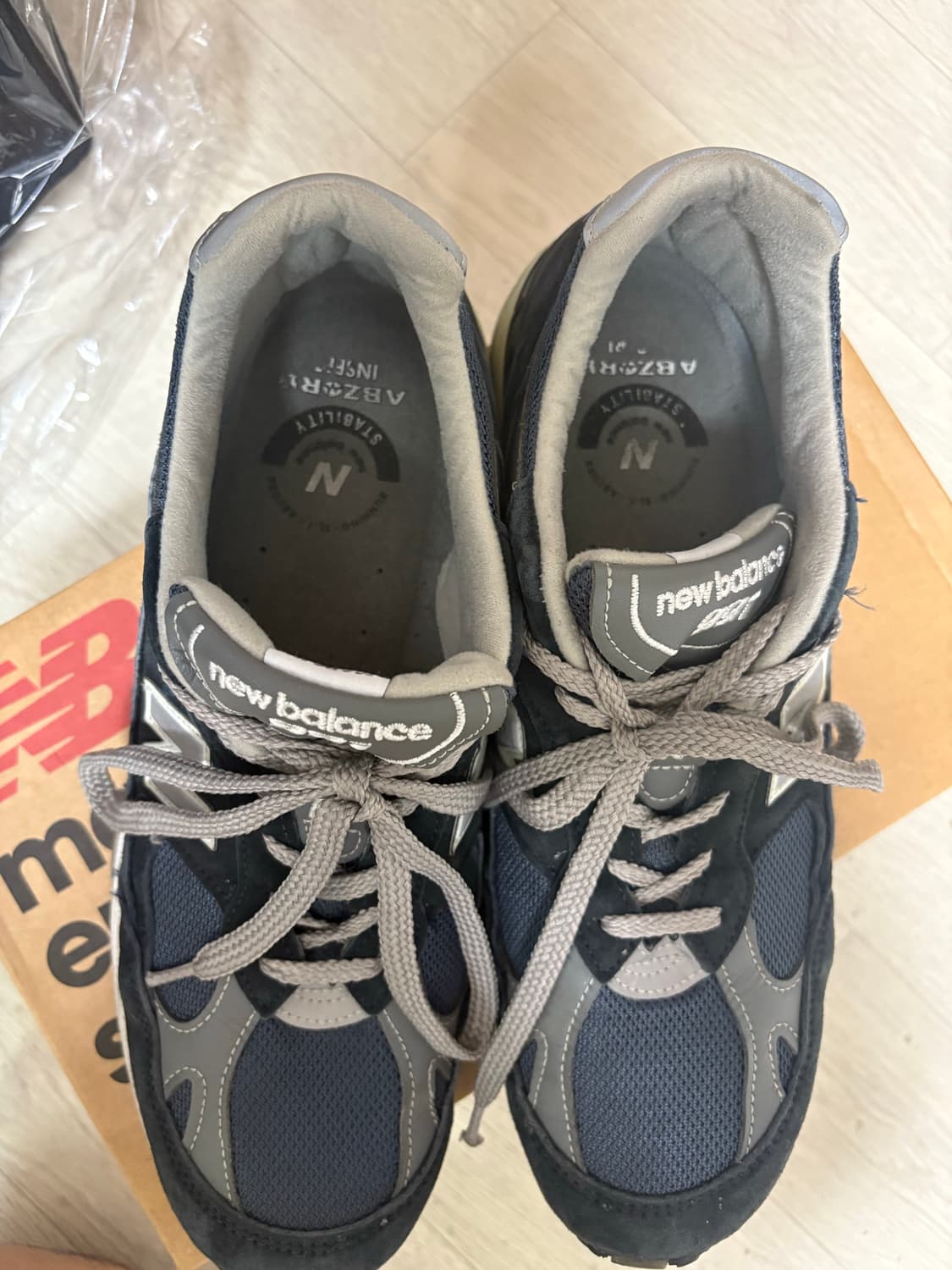 [290]뉴발란스991 made in uk 네이비 상품이미지2