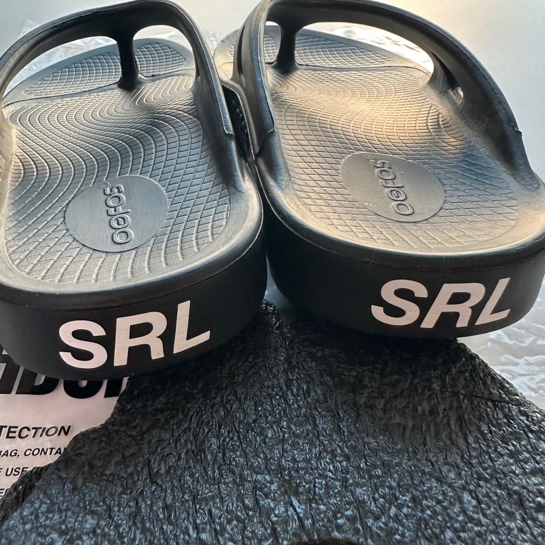 우포스 x 네이버후드 SRL . 오리지날 플립 플랍 블랙 상품이미지4