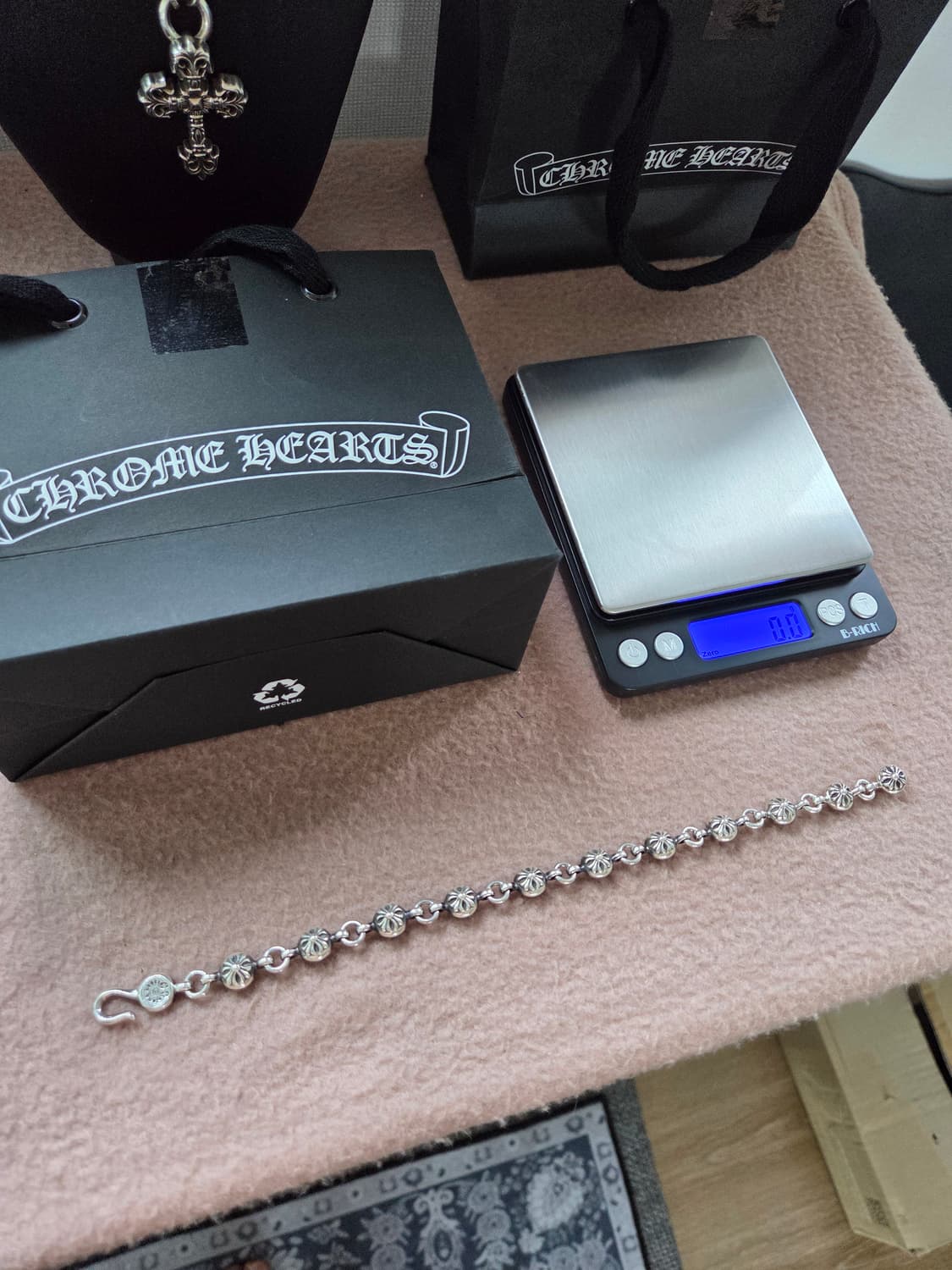 크롬하츠 크로스 링크 팔찌 한스룸 정품 상품이미지3