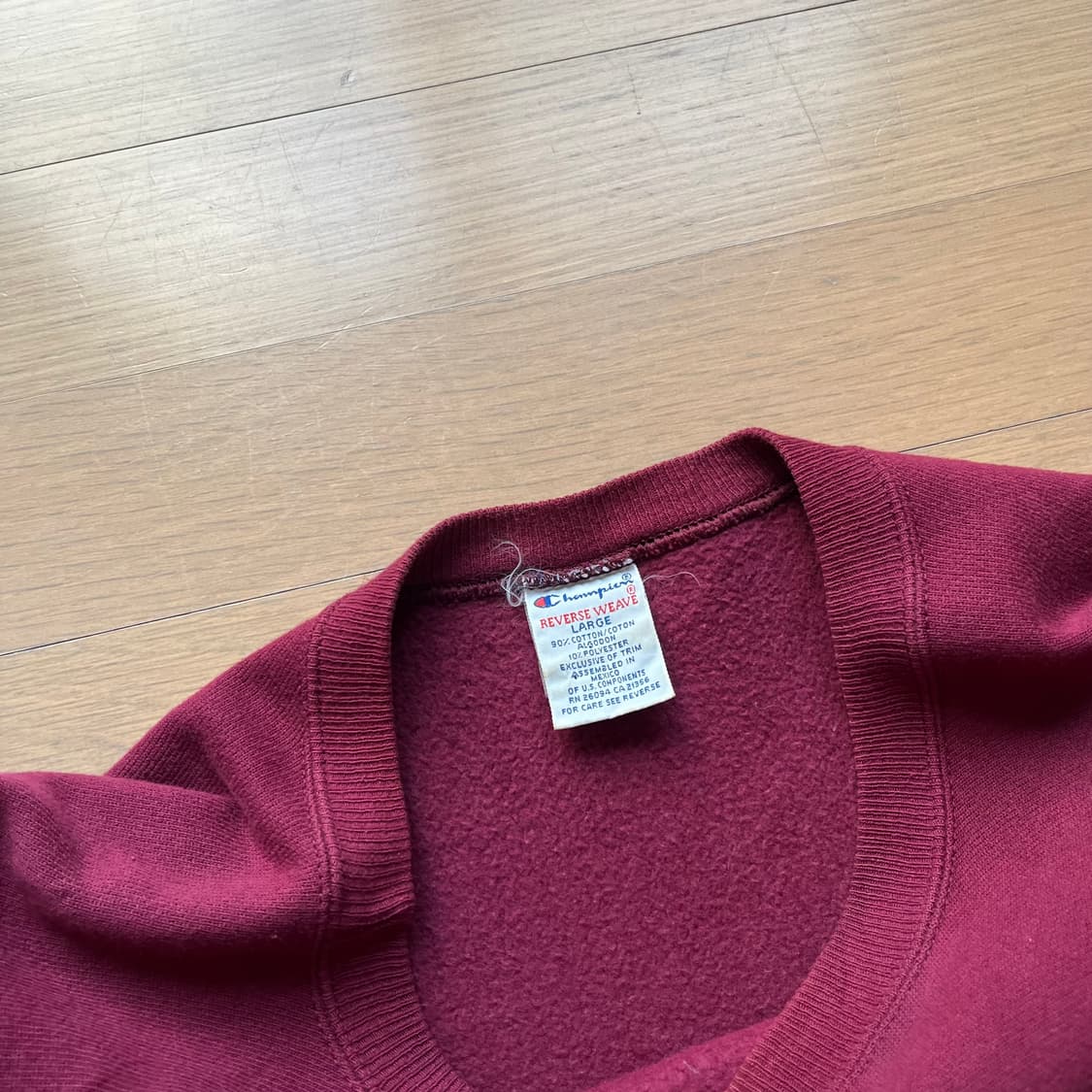90년대 챔피온 리버스위브 플레인 스웻셔츠 상품이미지3