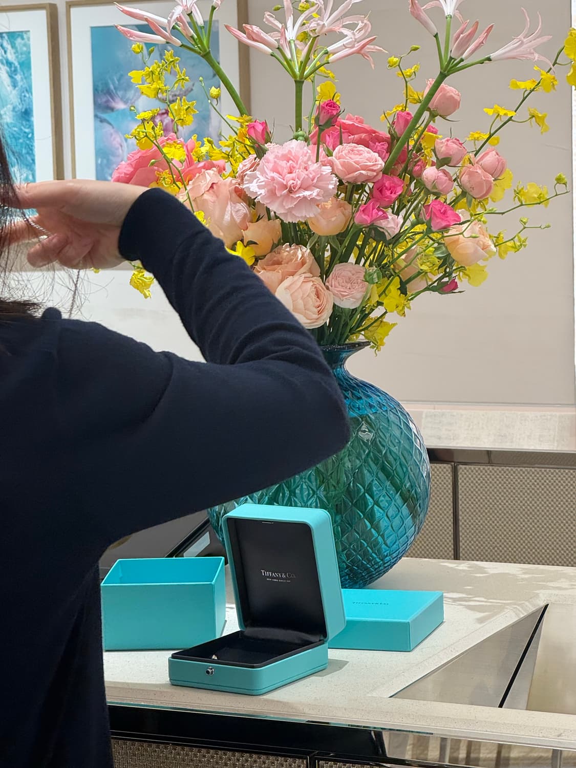 티파니앤코 더블링크 목걸이 실버(줄연장 / 거의 새상품) 상품이미지7