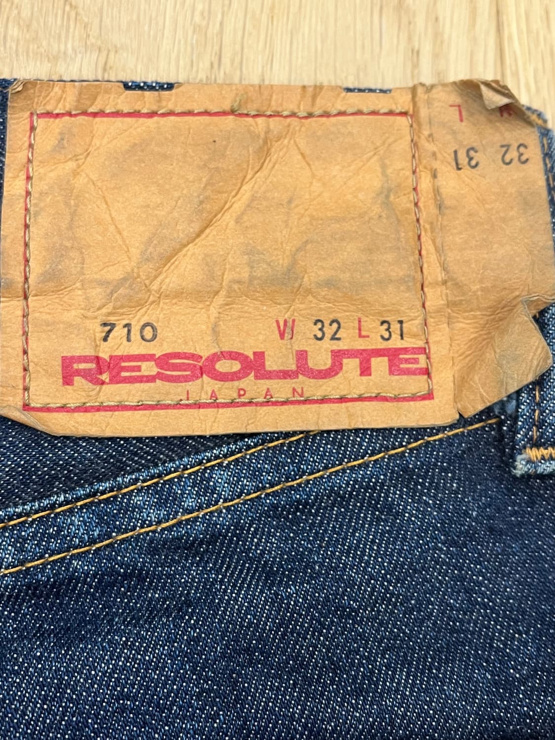 RESOLUTE 710 SELVEDGE DENIM PANTS 상품이미지3