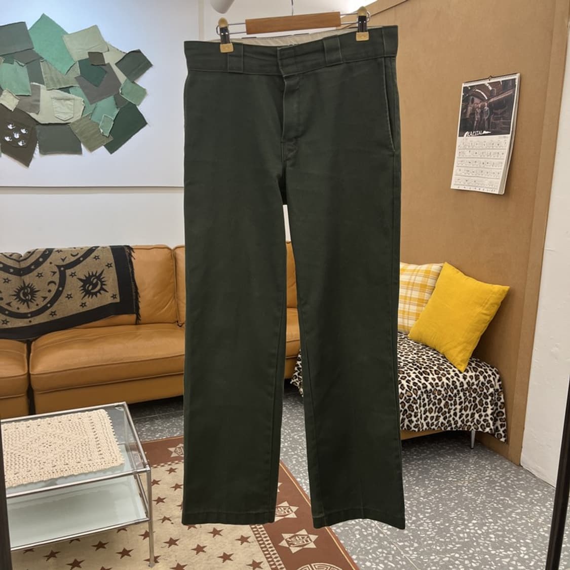 디키즈 874 빈티지 딥말차카키 워크 치노팬츠 30인치 C10323 상품이미지3