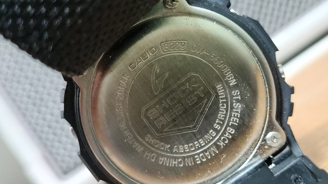 # 지샥 카시오 밀리터리 블랙 DW-5600BBN  시계 급처 /쥐샥 상품이미지7