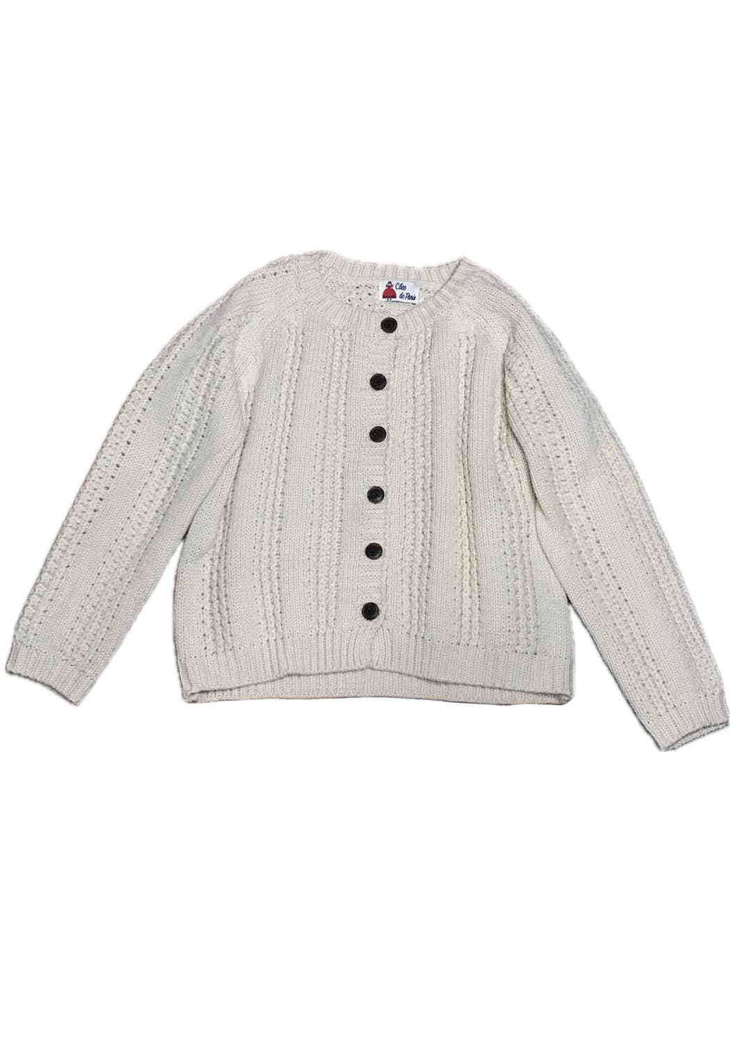 모리걸 아이보리 뜨개 가디건 상품이미지2