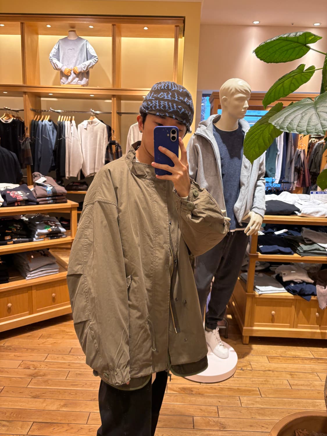 (내피포함) 3-way short coat 쇼트모즈코트 야상 상품이미지2