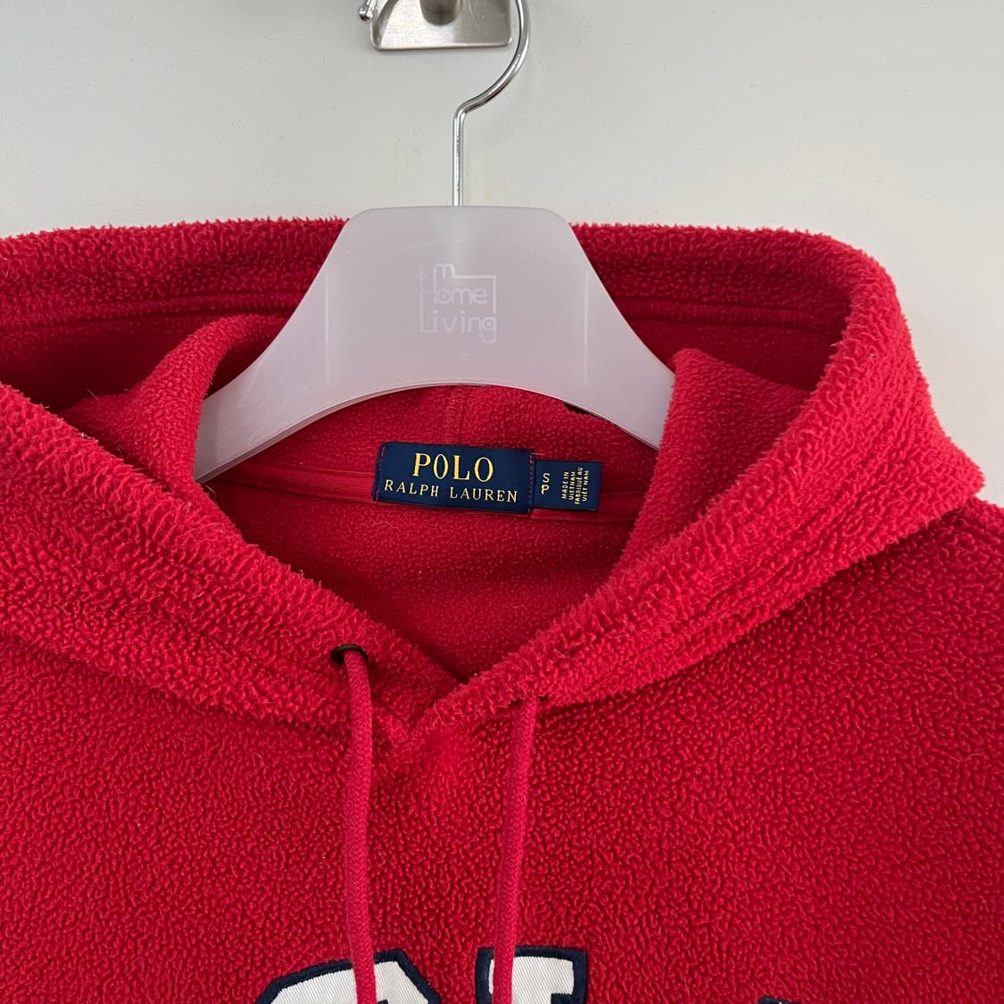 폴로 랄프로렌 USA 성조기 플리스 레드 후드티 상품이미지5