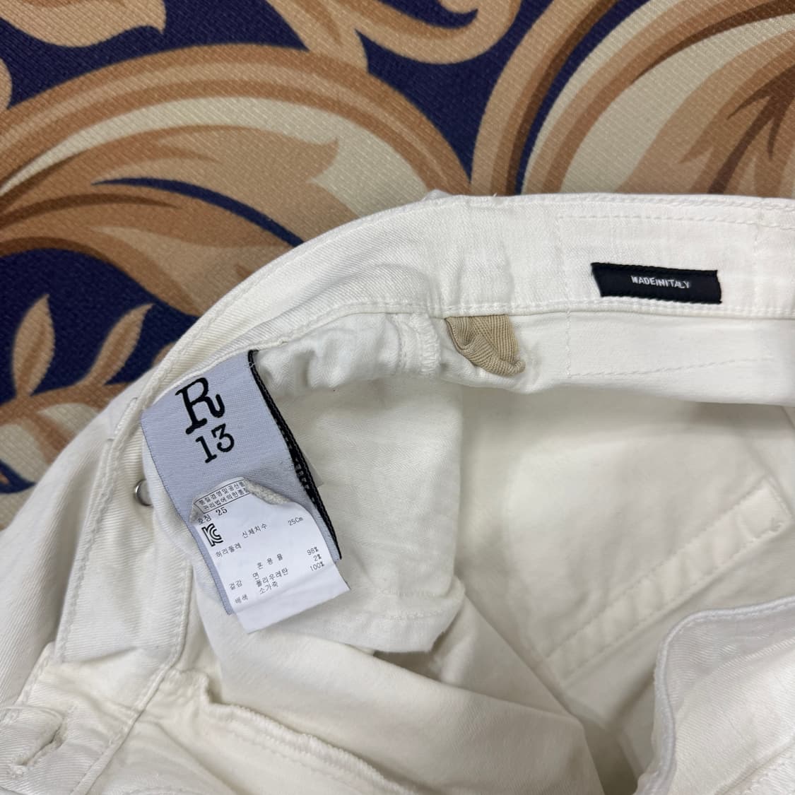 (25)알써틴 R13 코튼팬츠(화이트) 상품이미지3