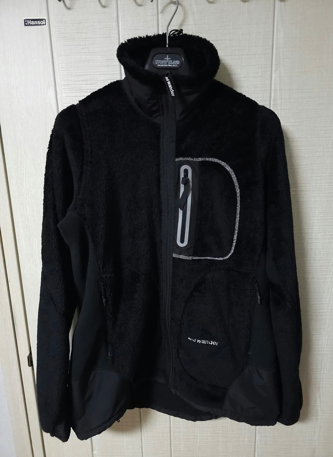 앤드 원더 하이 로프트 플리스 자켓 [블랙 XL 사이즈] 상품이미지1