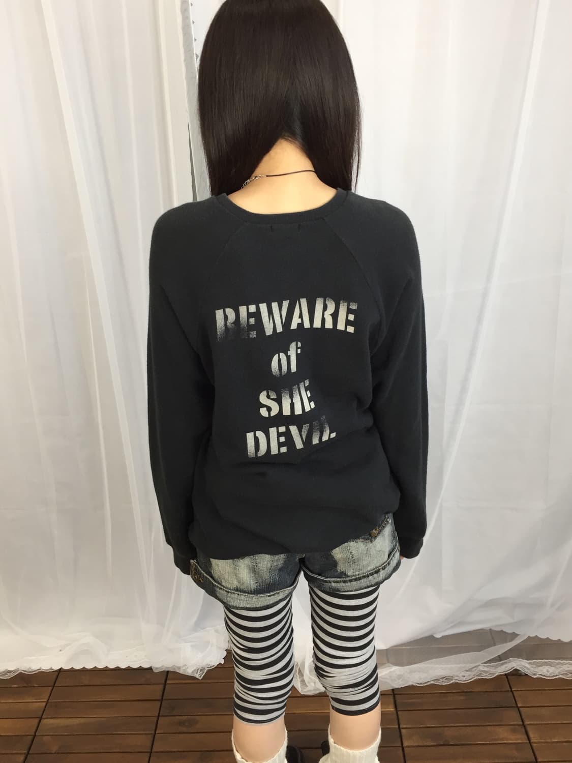 'Hysteric Mini' Y2k Devil Sweatshirt 상품이미지3