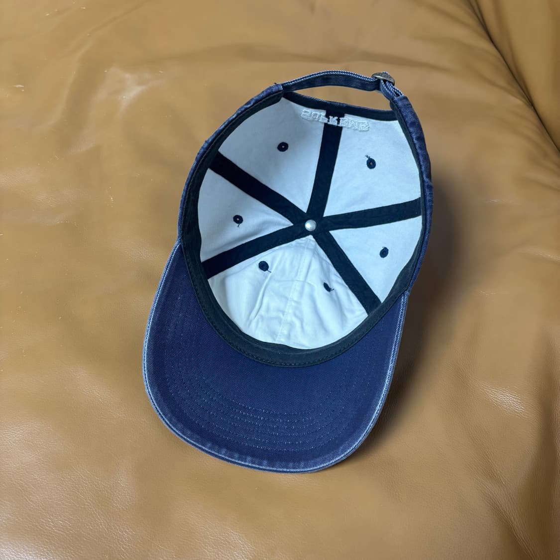 슈프림 S로고 6패널 볼캡 모자 23fw 피그먼트 네이비 상품이미지7