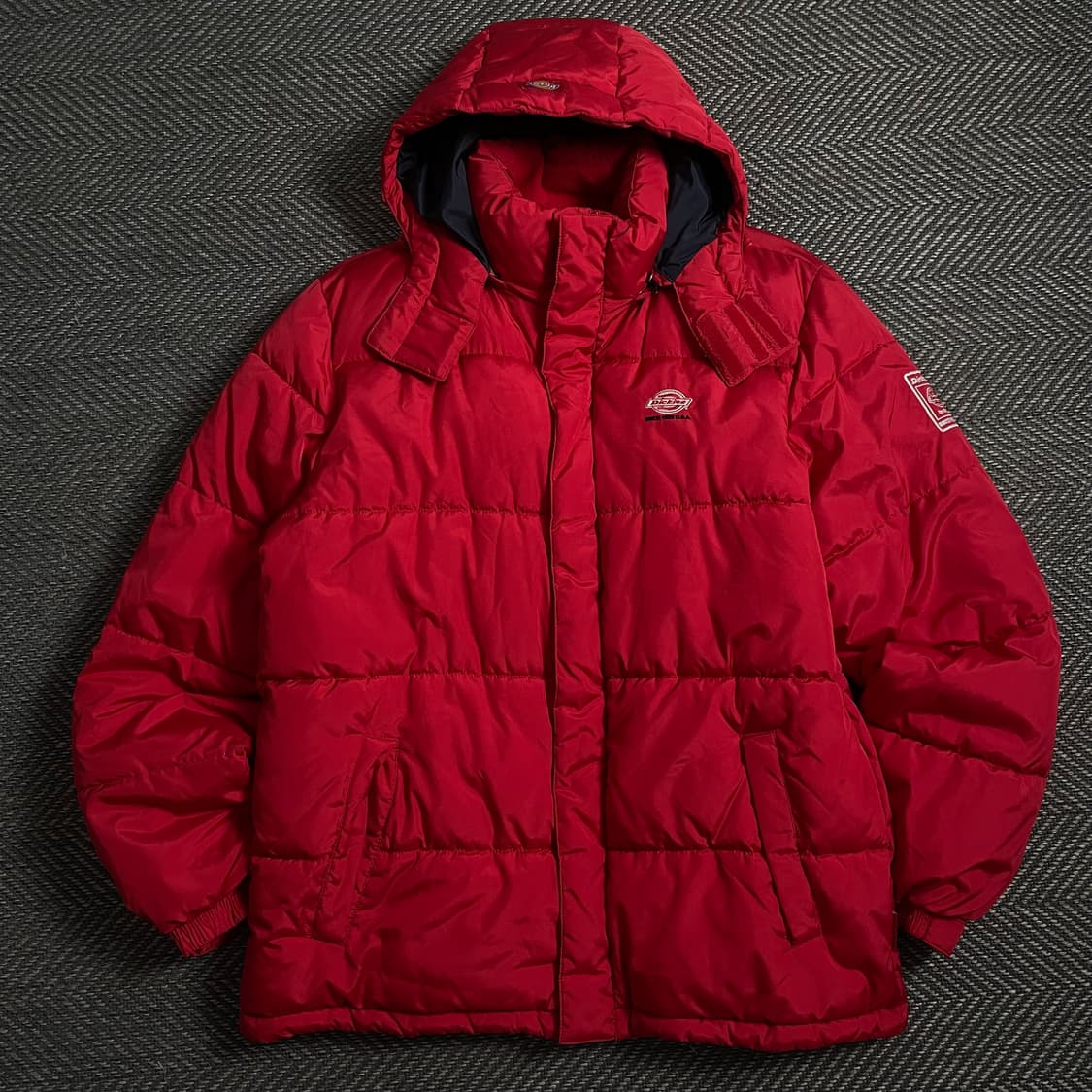 디키즈 USA 오리지날 퀼팅 경량 패딩 레드 y 4248 상품이미지2