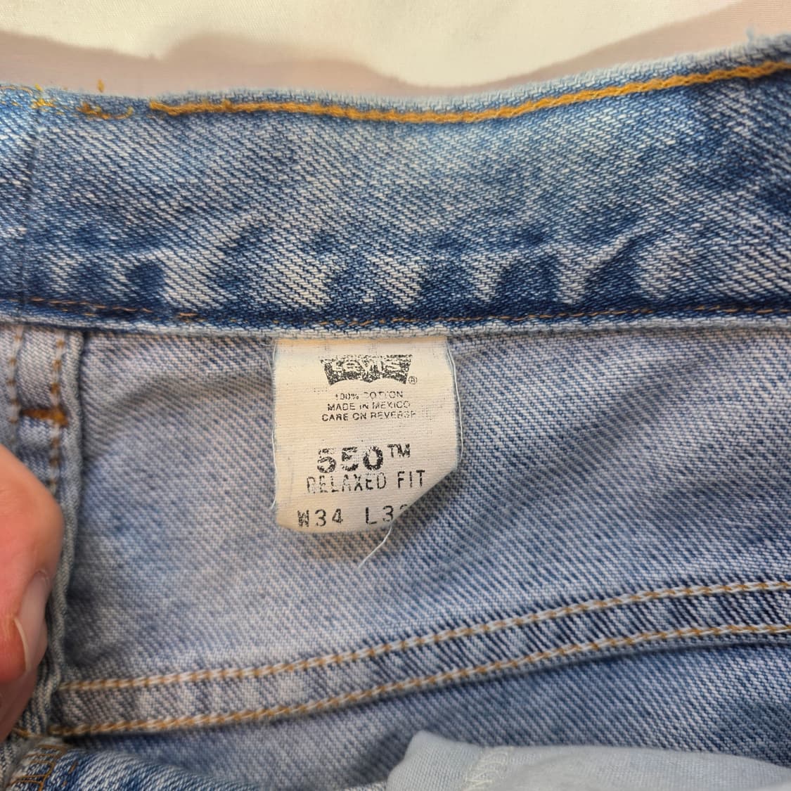 [W34L32]00s 리바이스 550 릴렉시드핏 데님팬츠 상품이미지3