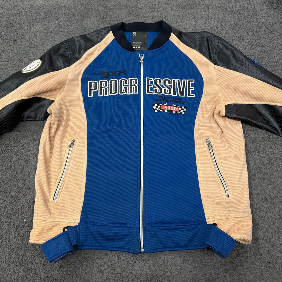 [ 정품/XL ] EXR 빈티지 모터사이클 레이싱 레더 자켓 상품이미지3