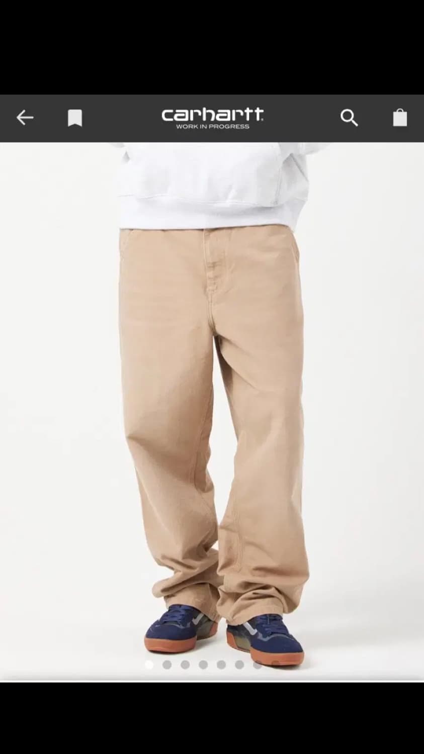 칼하트 윕 SINGLE KNEE PANT DEARBORN PEANUT A 상품이미지1