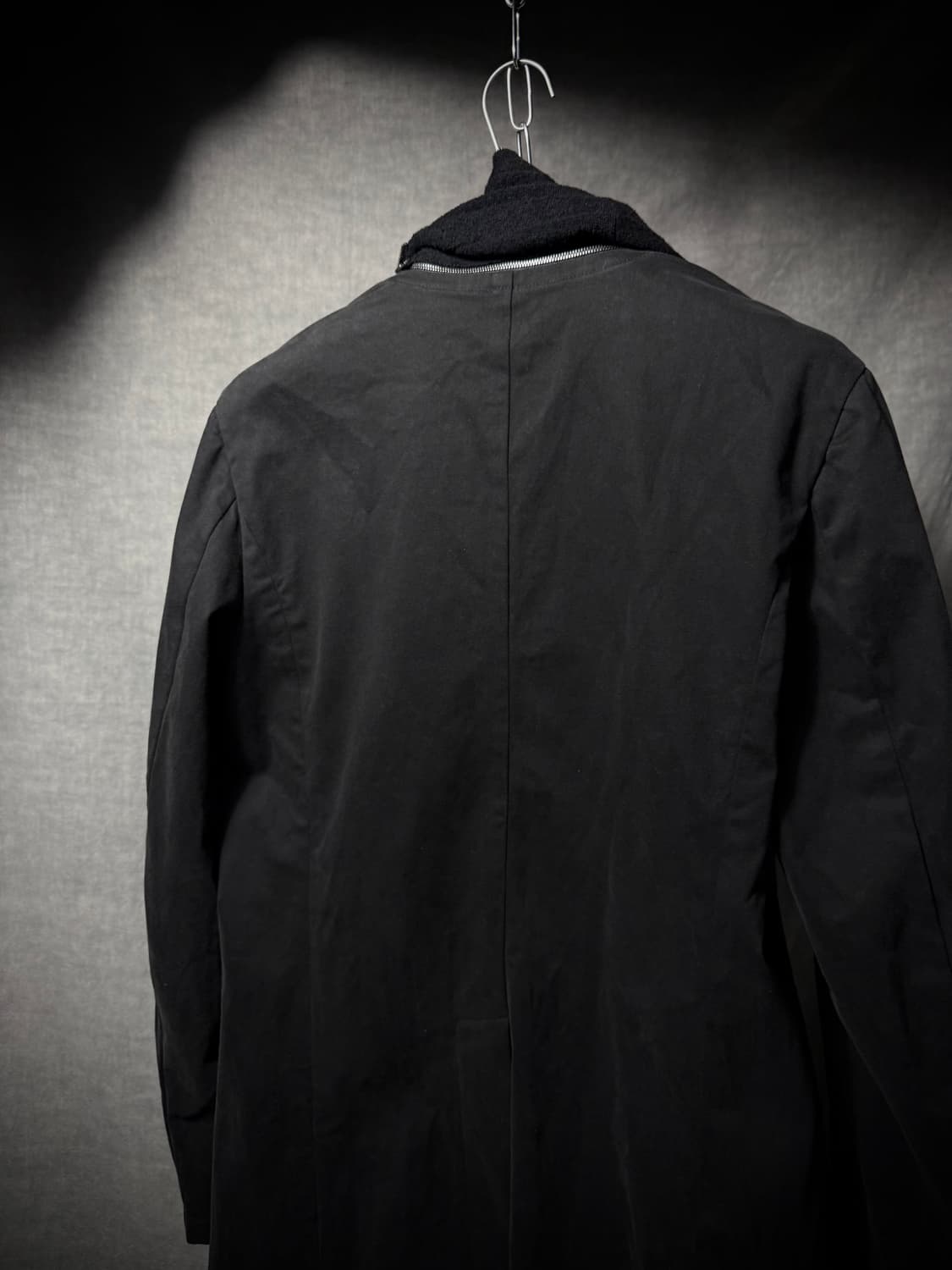 bajra Asymmetric Drape Zip Coat   상품이미지5