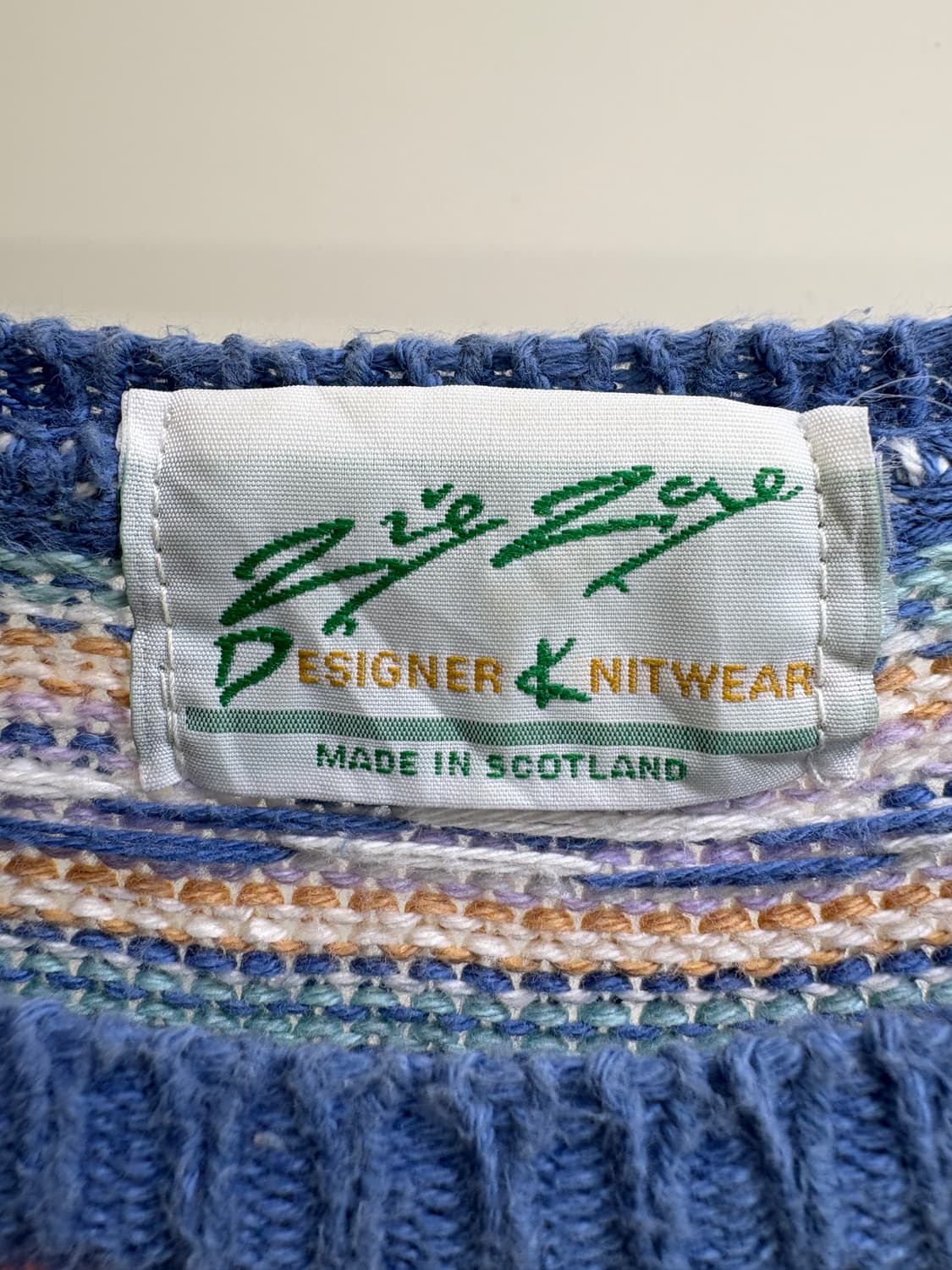 VINTAGE (Made in Scotland) 니트 상품이미지6