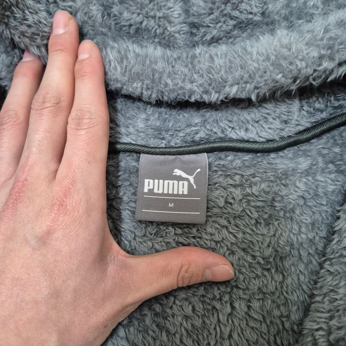 푸마 뽀글이 후드 후리스 플리스 반집업자켓 M(95) 상품이미지7