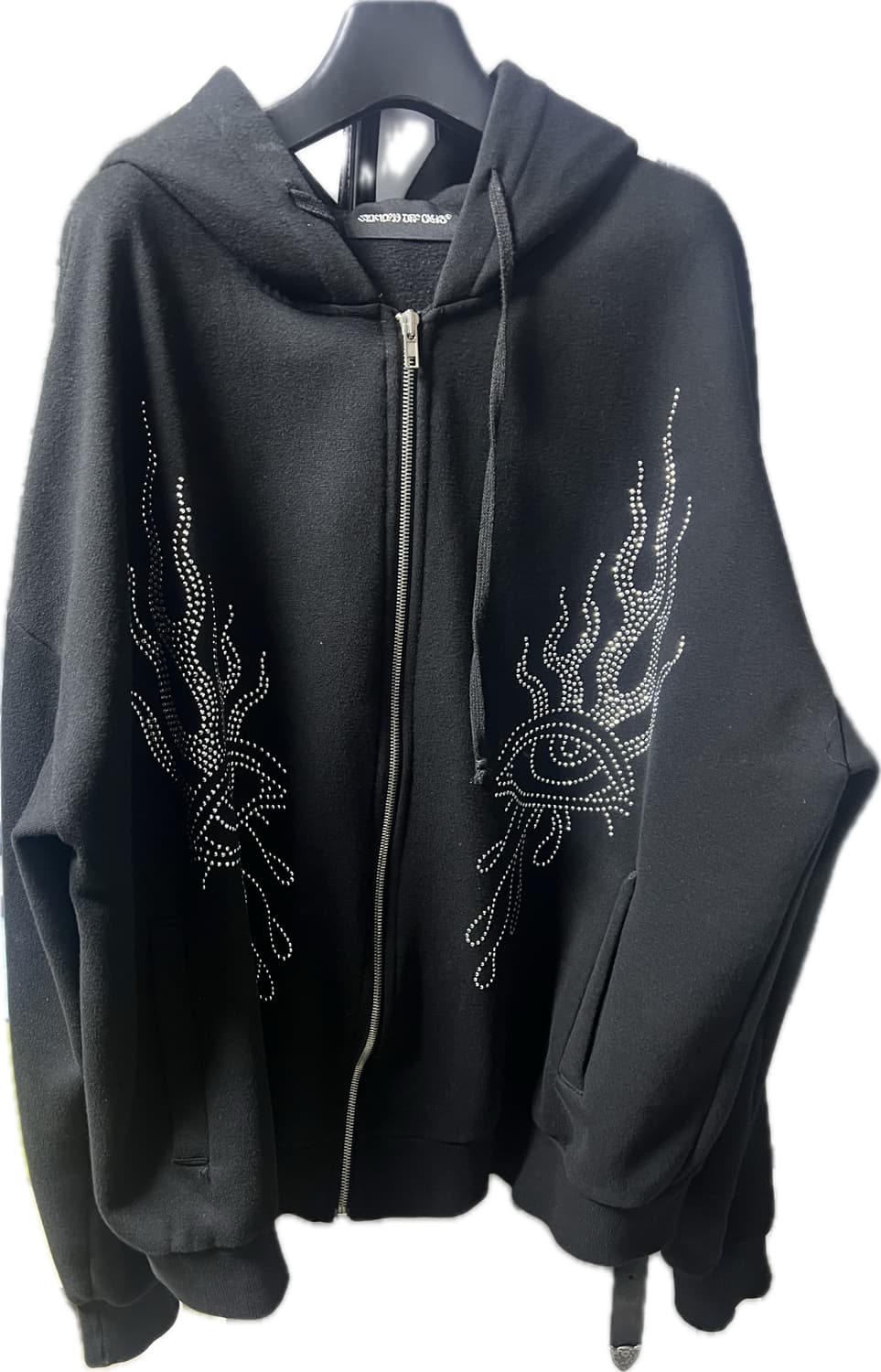 선데이 오프 클럽 큐빅 후드집업 상품이미지2