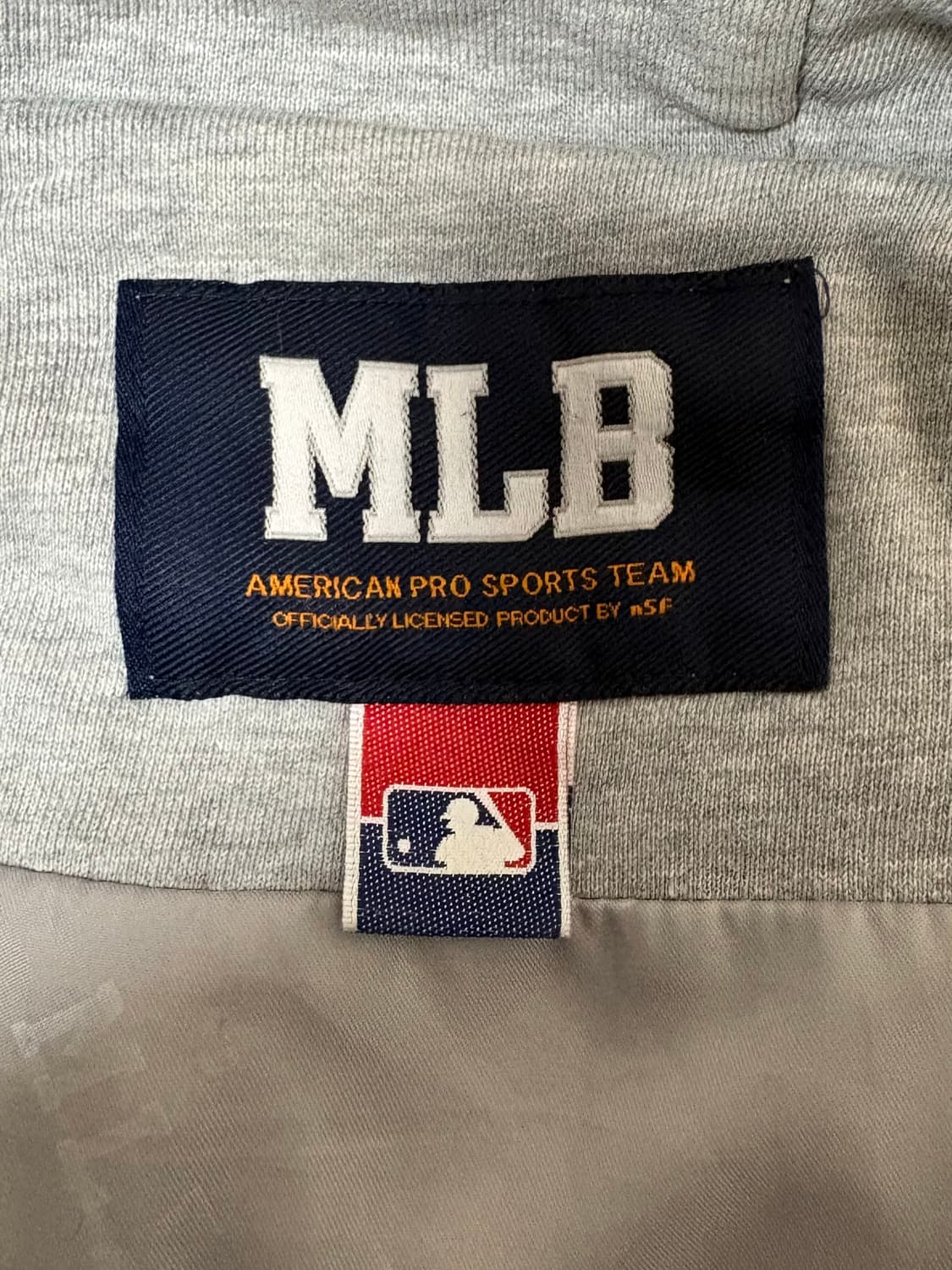 MLB 뉴욕 양키스 레더 자수패치 후드집업 상품이미지7