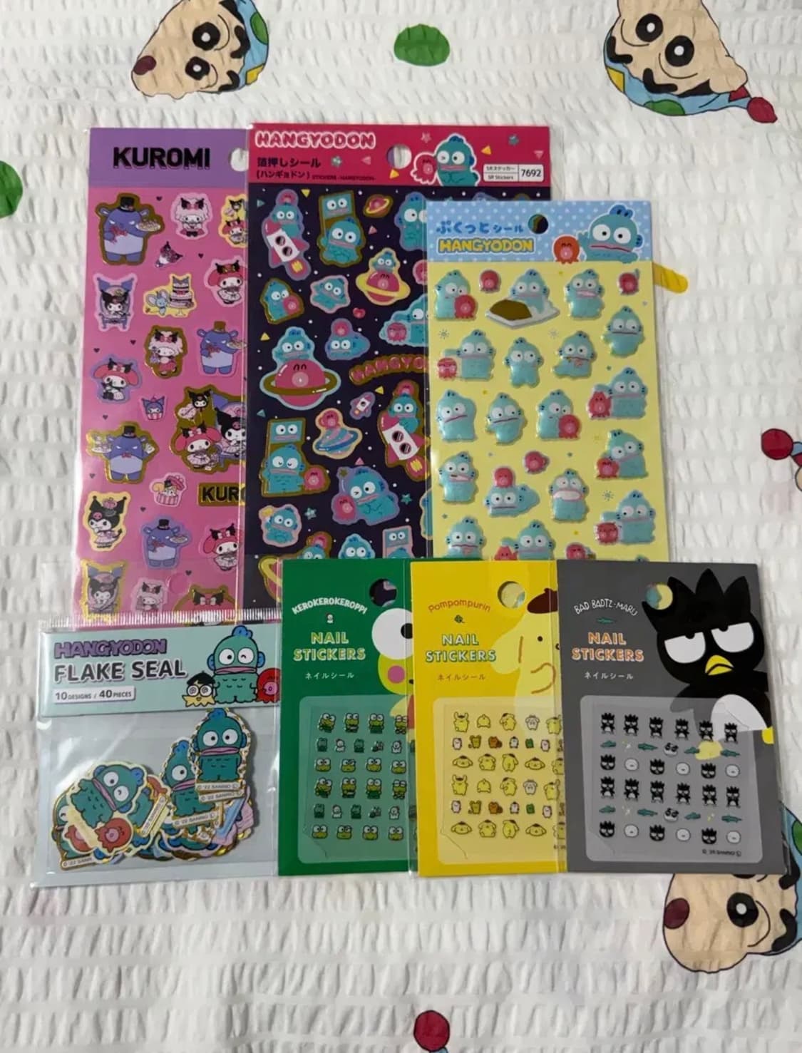 [일본정품] 산리오 스티커 한교동 폼폼푸린 쿠로미 등 상품이미지1