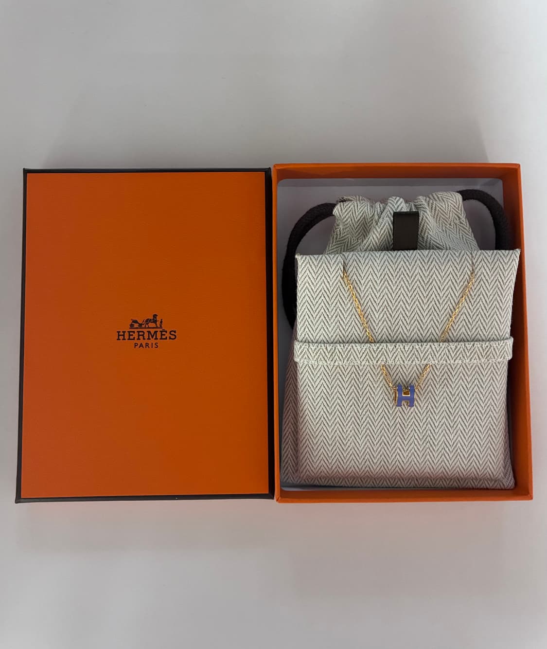 에르메스 미니 팝아슈 목걸이 골드릴라 당배 상품이미지2