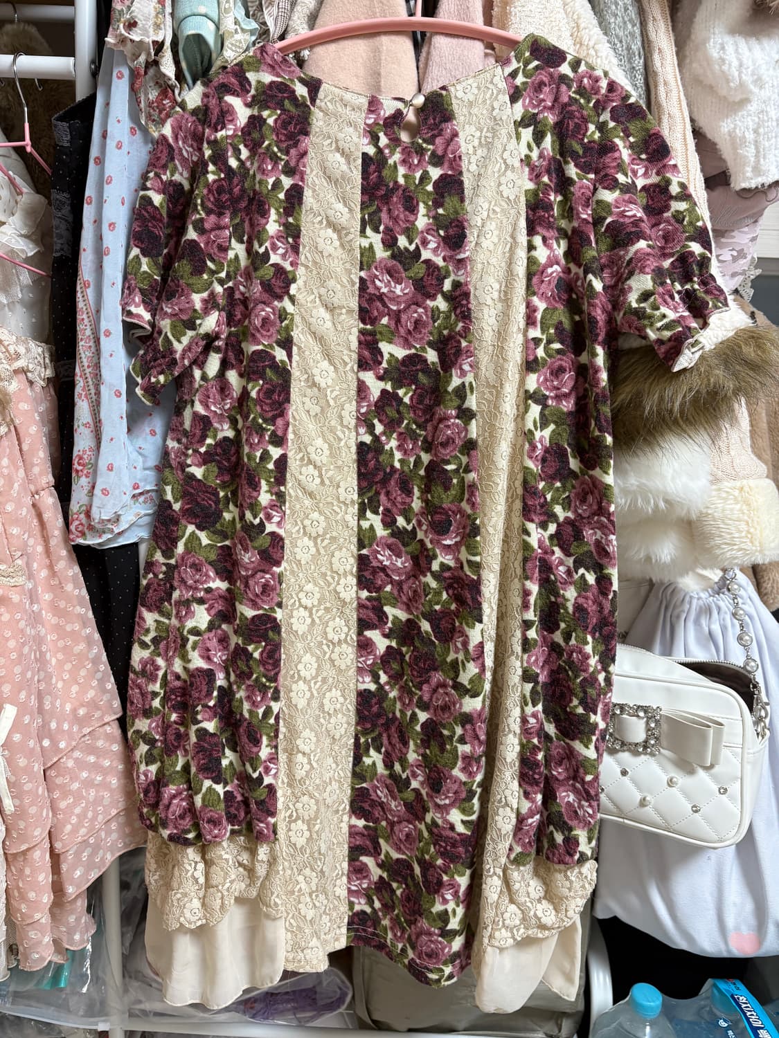 엑시즈팜 플라워 레이스 원피스 히메카지히메갸루로걀 상품이미지2